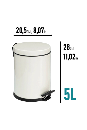 Eforeca Krem 5L Düz/Smooth Classic 2'li Banyo Seti - 2