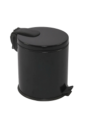 Eforeca Siyah 20L Düz/Smooth Classic Çöp Kovası 