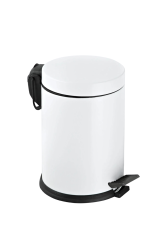 Eforeca White 12L Düz/Smooth Classic Trash Bin 